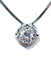 Halskette Dame in Weißgold Cubic Zirconia P.L. I.SETT ZIRC PI N/ZZ 2.00 B